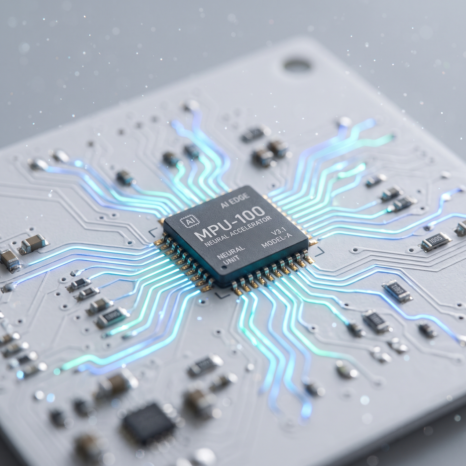 Edge AI microcontroller architecture